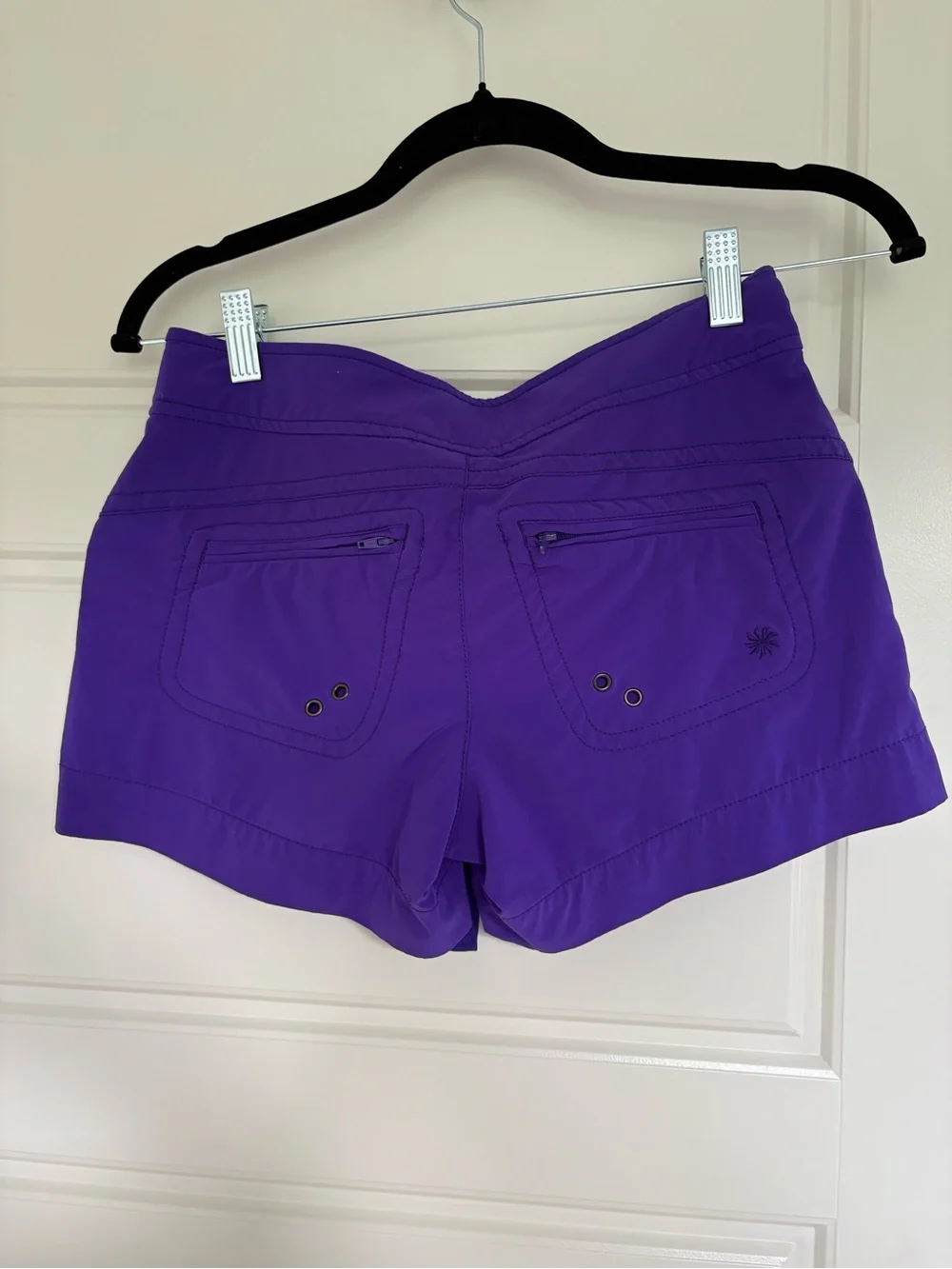 Athleta Violet Drawstring Performance Shorts - Picture 4 of 4